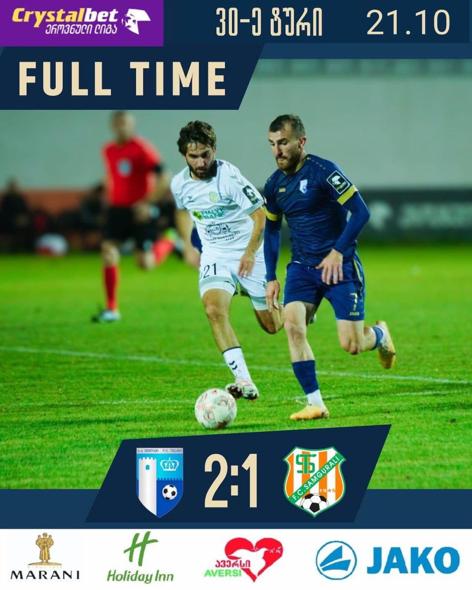 ArmenieFootball's tweet photo. 🇦🇲
Erovnuli Liga 🇬🇪 : Le match entre le FC Telavi et le FC Samgurali Tskhaltubo s’est terminé sur le score de 2-1 pour le FC Telavi.

David Yurchenko 🇦🇲 a joué tout le match avec Telavi.

#Yurchenko https://t.co/oiaR9imfZ7
