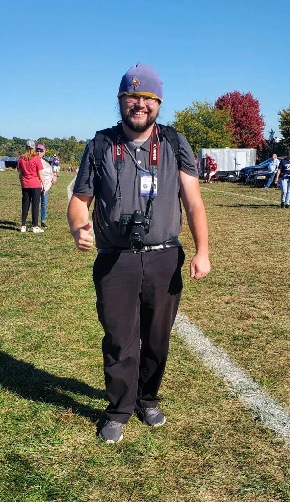 Jack from the Eudora Times, he is everywhere EHS athletics is competing. Thank you Jack for supporting our student-athletes.   ⁦@eudoratimes⁩