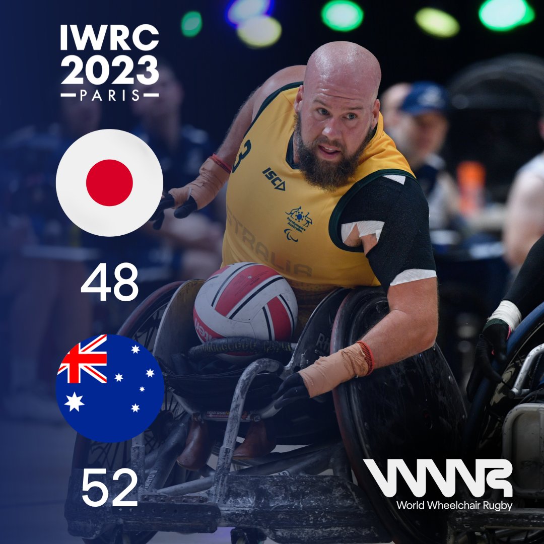 Its Official. 

Australia has secured themselves a spot in tomorrows final against Canada.

Tickets are still available if you can join us in Paris or watch via the WWR YouTube

#heretowin #IWRC

🎟️bit.ly/IWRCTickets 
📷D.Echelard