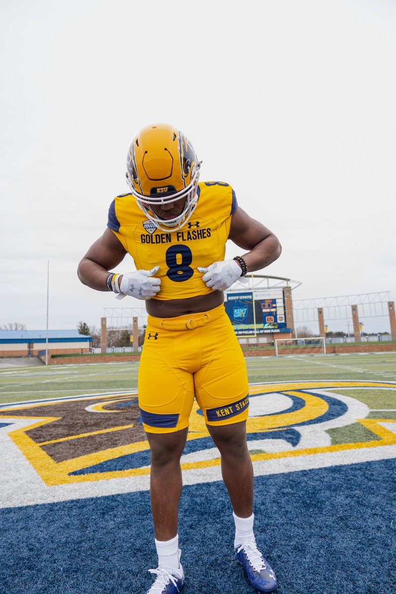 nylan_brown's tweet image. Excited to be back H.O.M.E today! @CoachKenniBurns @CoachDDuggan @KentStFootball