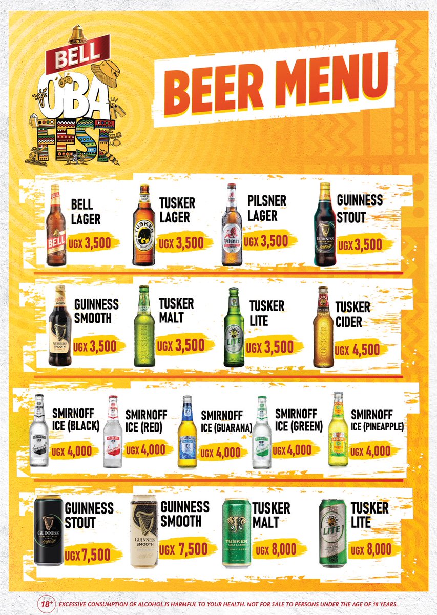 NzePatoh's tweet image. #AD

The #BellObaFest is on tomorrow...

The prices for the drinks are out.
They are amazingly low🤭

#ThisHowWeDo drinks