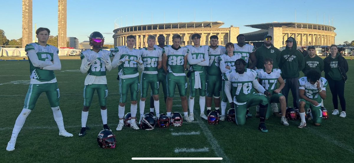 BilgeriPhilipp's tweet photo. After an expected first successful day of the tournament, the Green Machine is in the finals! #jlt2023 #AmericanFootball #afvd #NRW #greenmachine https://t.co/zZbXYMRubO