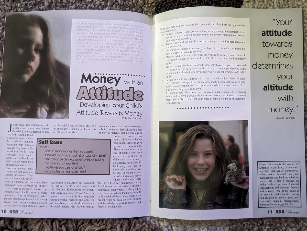 LShipmanSC's tweet image. Doing some clean out and came across one of my early published financial articles (in 2006).

It still applies.

#financialliteracy #financialeducation