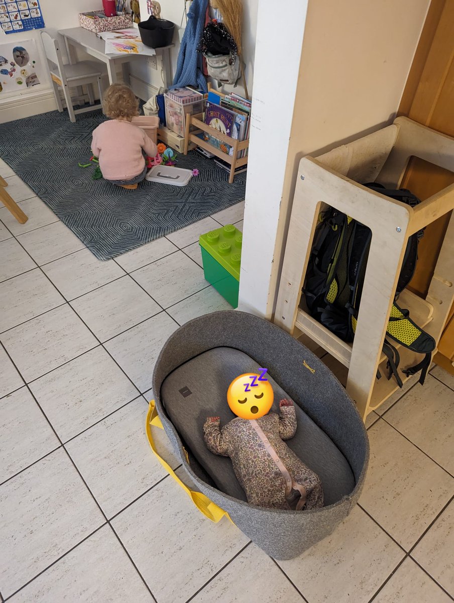 Feeling like a highly accomplished parent - dinner in the oven, one child sleeping, the other tidying away her toys. An achievement in no way diminished by the Peppa-Pig-related negotiation that was required to make the last one happen.