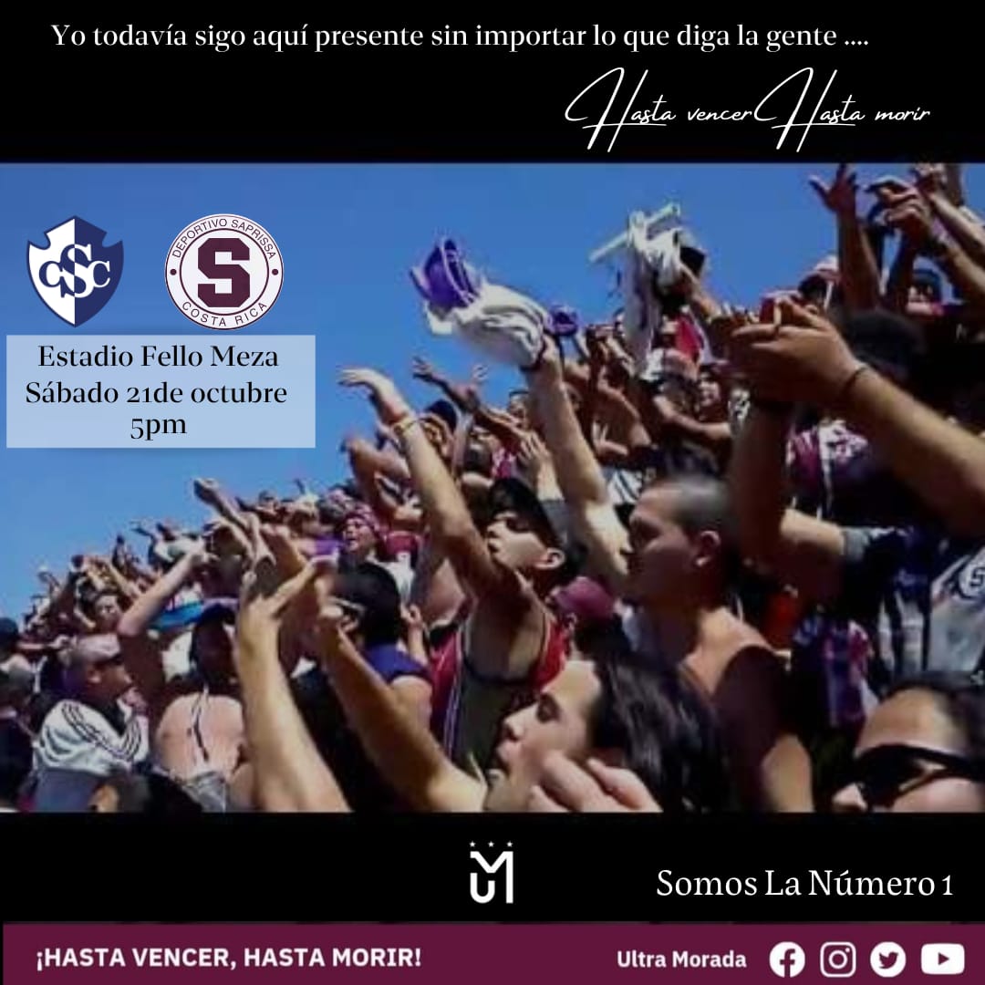 morada_ultra's tweet photo. ¡Nos vemos en el Fello Meza! 

Vayas donde vayas voy con vos, te seguiré porque la Ultra tiene aguante y corazón vamos  campeón...

#UltraMorada #UltrasLocura #VeníConLosMuchachos https://t.co/Nq7cHPKRD1