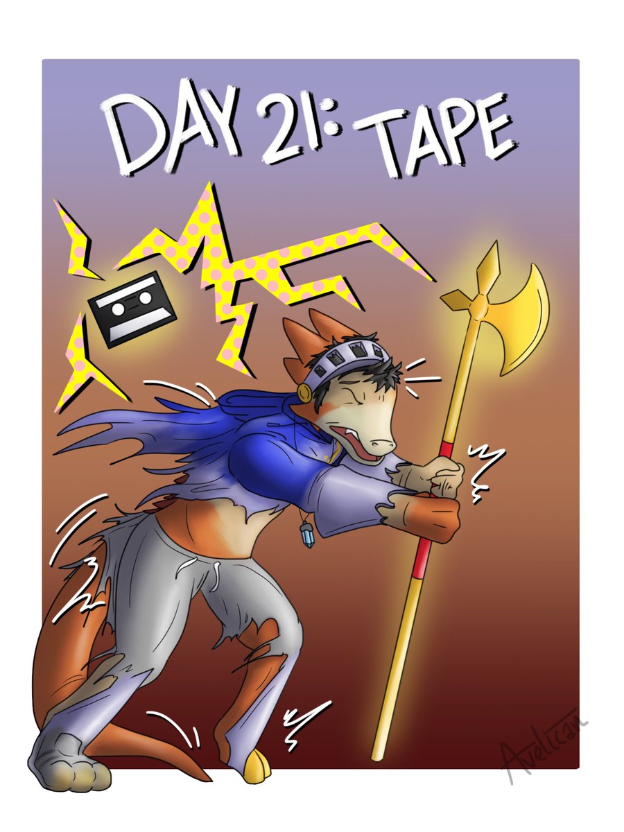 Avelican (avelican.bsky.social) (@avelicanart) on Twitter photo #Octransfur Day 21
When your cassette tape breaks, things might take a beastly turn! Just ask <a href="/AlsoIMainYoshi/">yip yip yip</a> about it :)
#TFEveryday #transfur #Octransfur Day 21
When your cassette tape breaks, things might take a beastly turn! Just ask <a href="/AlsoIMainYoshi/">yip yip yip</a> about it :)
#TFEveryday #transfur