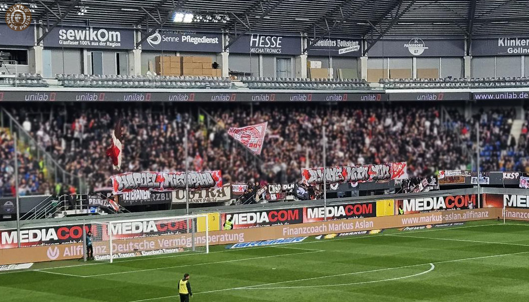 UltraFCSP2002's tweet photo. "HAPOEL MISHPAHA - ALWAYS WITH YOU" #fcsp #scpfcsp #hta #hapoel #unitedwestand https://t.co/s0G9ksgsWE