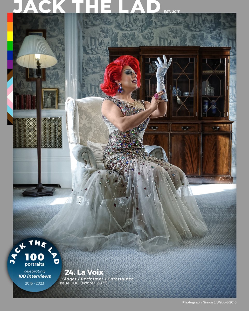 Having recently played to a capacity Lyric Theatre crowd in London’s West End, (part of her fabulous new Red Ambition tour, catch it if you can) we throwback to Issue 8 for this 2017 conversation & photoshoot with our favourite flame haired Diva, La Voix. bio.site/jacktheladmag