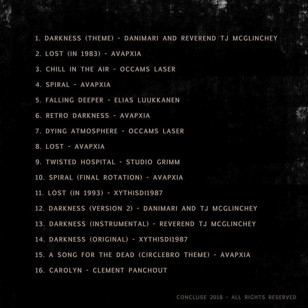concluse_dev's tweet photo. The original #CONCLUSE soundtrack has been downloaded 21,000+ times on steam 💿 Thanks again to everyone who participated in making it!

@primitiveheart_ @avapxiamusic @ClementPanchout @occams_laser_  @RevTJMcGlinchey @eluukkanen @TAllenStudios https://t.co/HjV23BSaj6