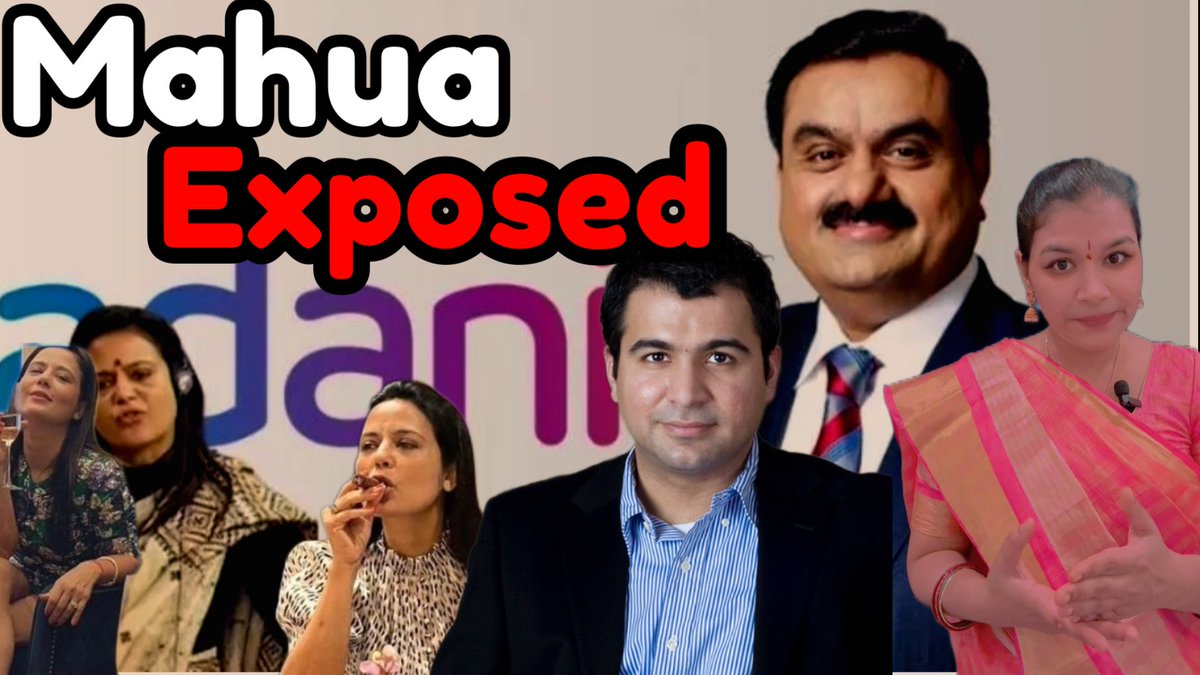 rjkiranofficial's tweet photo. #MahuaMoitraExposed
#MahuaMoitraScandal
#CashForQueryScam
#HaramiMahuaMoitra
#MahuaTargetedAdani
YouTube link https://t.co/KSiVMi5IzT https://t.co/GQ5DkucWdv