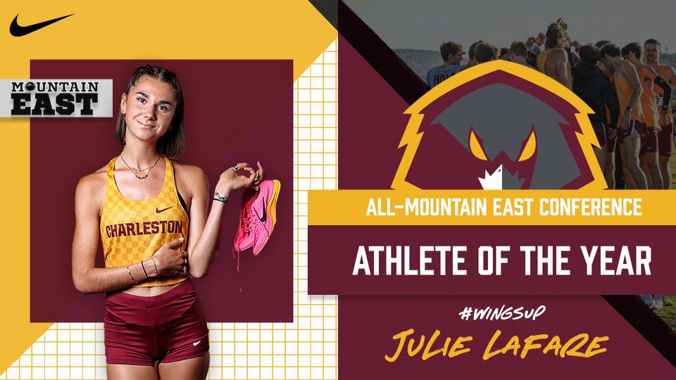 🏃‍♀️Julie Lafare is named MEC Cross Country Athlete of the Year after taking home the individual championship this morning 😍

#WingsUp