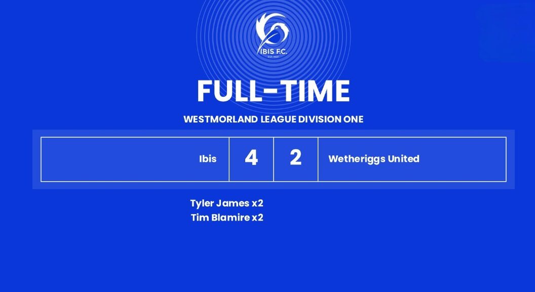 Ibis FC (@ibisfc_) on Twitter photo A war of attrition on the Jubilee today in tricky conditions but sharper finishing in front of goal secured maximum points against an athletic, direct Riggs side who made us work for 90 minutes โ
<a href="/TimBlamire/">Tim Blamire</a> โฝ๏ธ โฝ๏ธ
<a href="/TylerbJames/">Tyler James</a> โฝ๏ธ โฝ๏ธ A war of attrition on the Jubilee today in tricky conditions but sharper finishing in front of goal secured maximum points against an athletic, direct Riggs side who made us work for 90 minutes โ
<a href="/TimBlamire/">Tim Blamire</a> โฝ๏ธ โฝ๏ธ
<a href="/TylerbJames/">Tyler James</a> โฝ๏ธ โฝ๏ธ