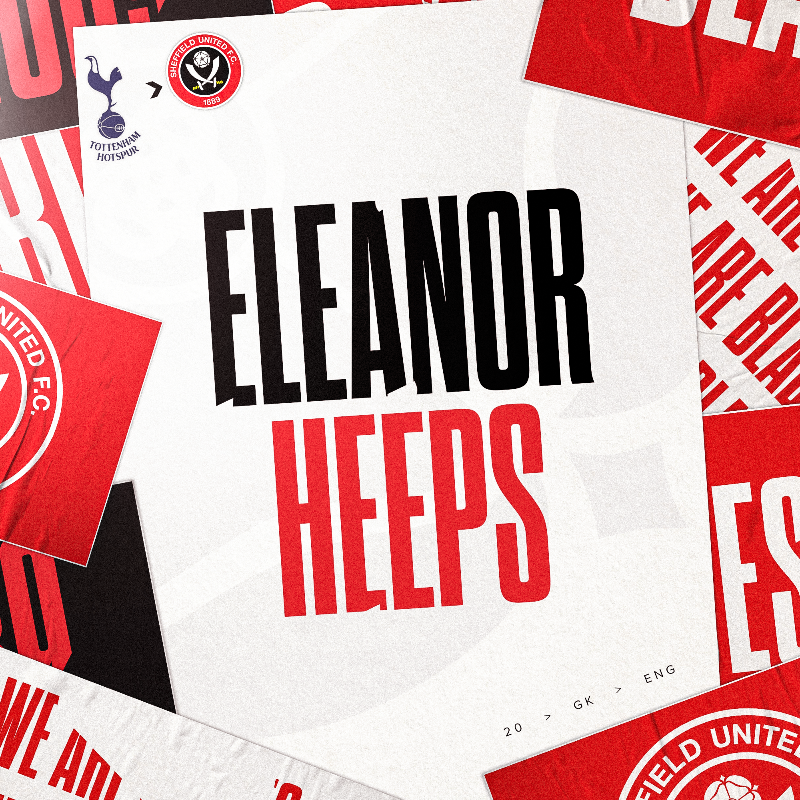 sufc_women's tweet photo. Young goalkeeper @HeepsEleanor has joined the club on a short-term loan deal from Tottenham Hotspur, due to an injury to current United shot-stopper Bethan Davies.

Welcome, Eleanor! 🧤