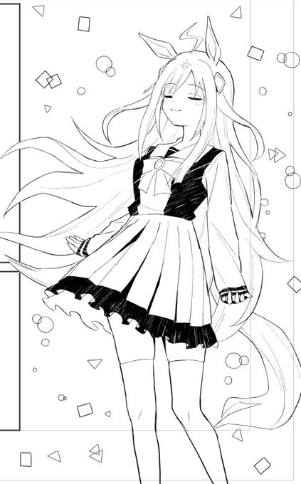 wip ネオユニ漫画描いてます～