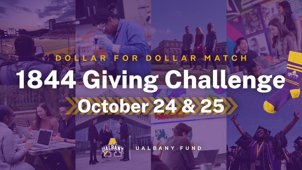 UAlbany Fund (@ualbanyfund) on Twitter photo #UAlbanyHomecoming has us thinking about the #1844Challenge that takes place this week!
To find out how to make an impact on UAlbany students and get a thank you gift from <a href="/ualbanyalumni/">UAlbany Alumni Association</a> visit albany.edu/1844challenge. #UAlbanyHomecoming has us thinking about the #1844Challenge that takes place this week!
To find out how to make an impact on UAlbany students and get a thank you gift from <a href="/ualbanyalumni/">UAlbany Alumni Association</a> visit albany.edu/1844challenge.