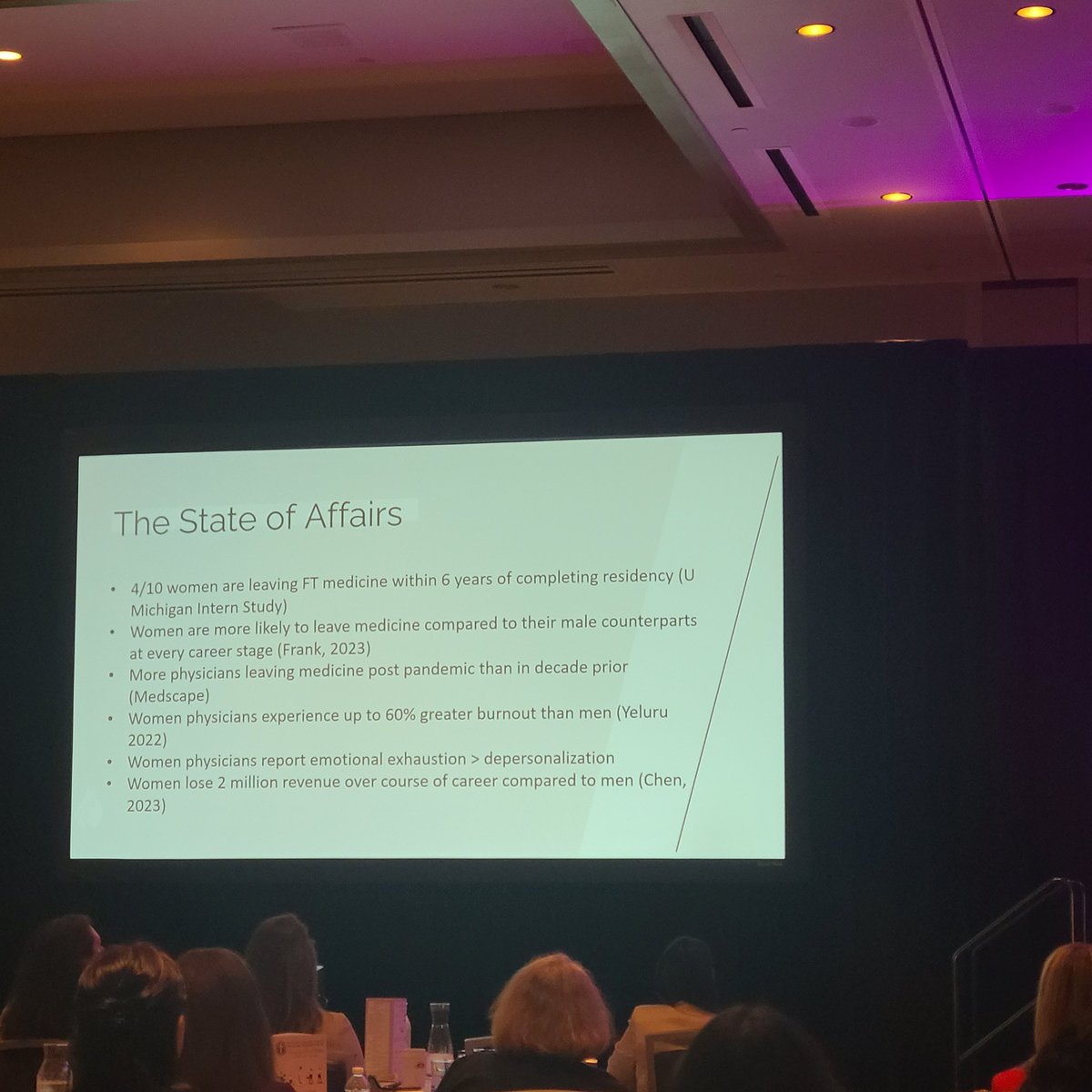 How many of us need that 20 seconds of brave to say no... Women are socialized to say yes. To put others first. And we wonder why burnout among female physicians is so high #AWS2023 @SashaShillcutt