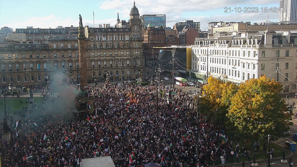 Glasgow stands with Gaza #FreePalestine