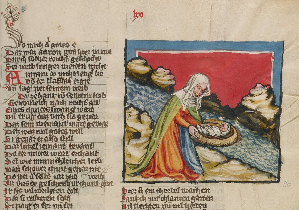 Moses Placed in the River
Unknown Artist
from the Weltchronik by Rudolf von Ems
about 1400–1410
Getty Museum

#art #classicalart #arthistory #FineArt #medieval #medievalart #medievaltwitter #Bible