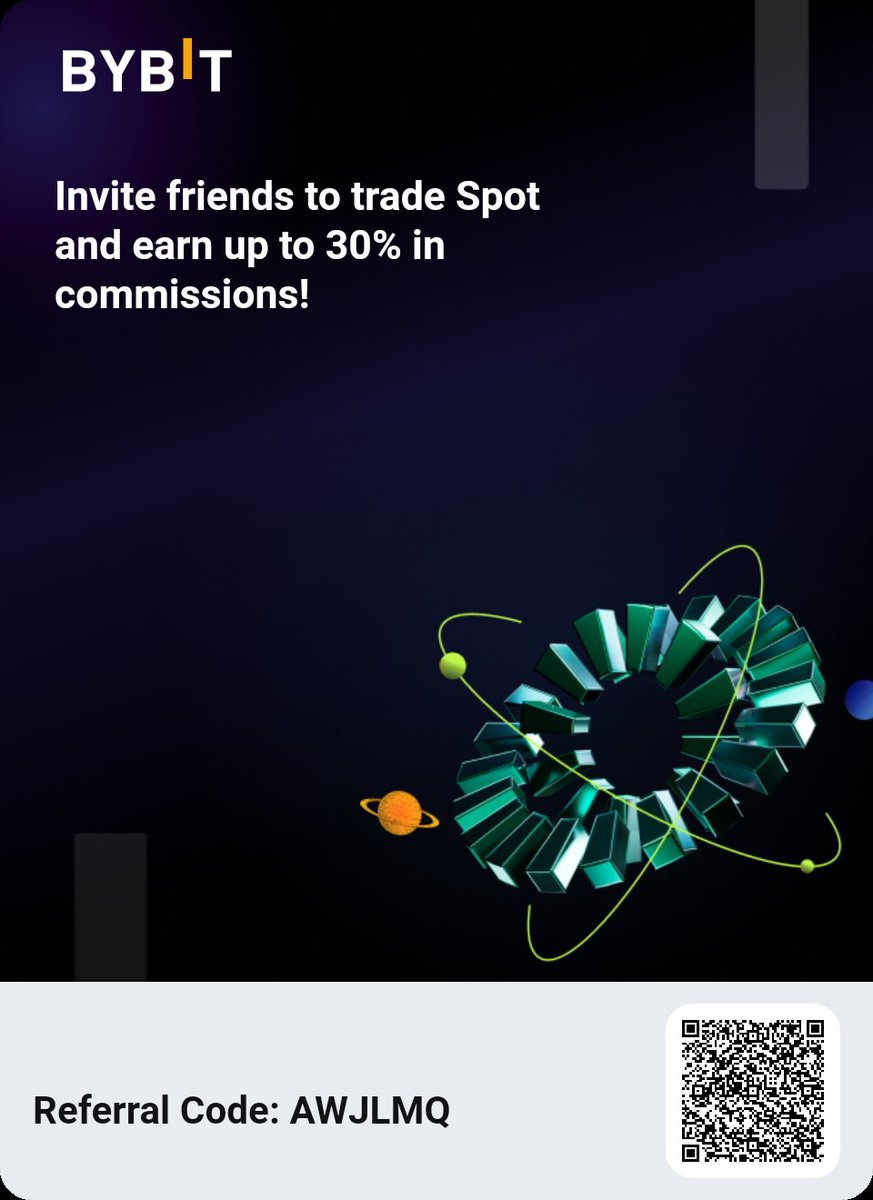 Participate in this Launchpad event and gain early access to tokens from promising projects directly on Bybit with me! Click here: bybit.com/en-US/trade/sp…
bybit.com/en-US/trade/sp…