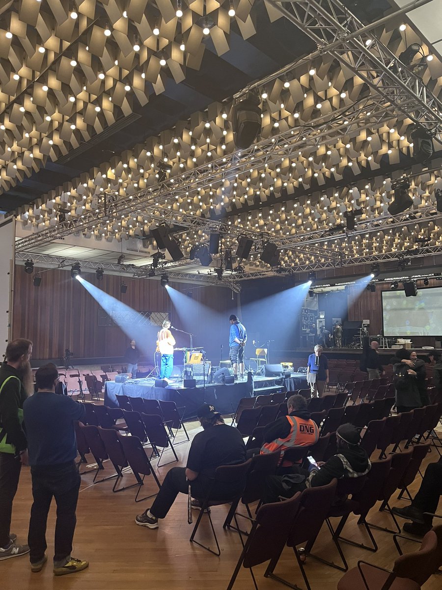 Huge production in for tonight’s  special gig <a href="/McrFolkFest/">Manchester Folk</a>