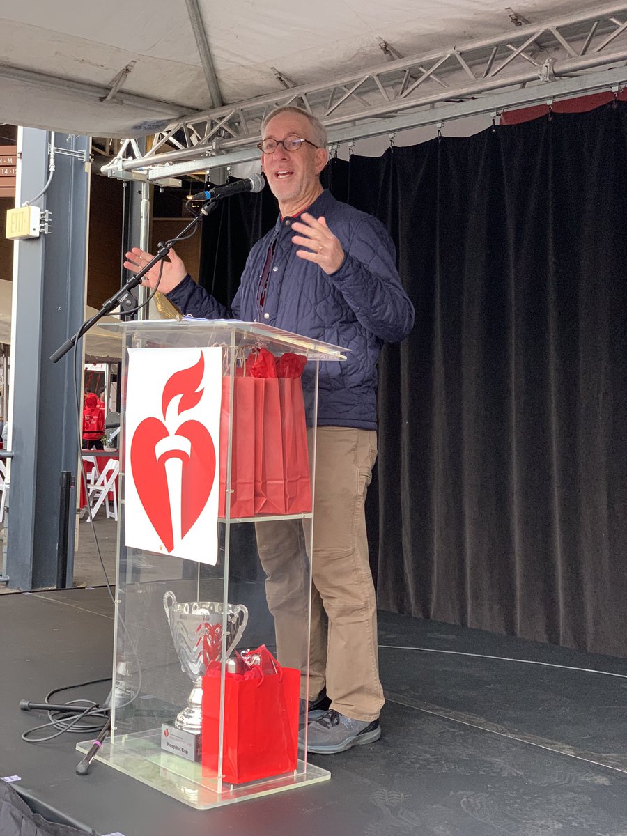 Thank you to our Board Chair, Bill Robertson, for sharing why you are walking today! @MultiCareHealth #heartstrokewalk