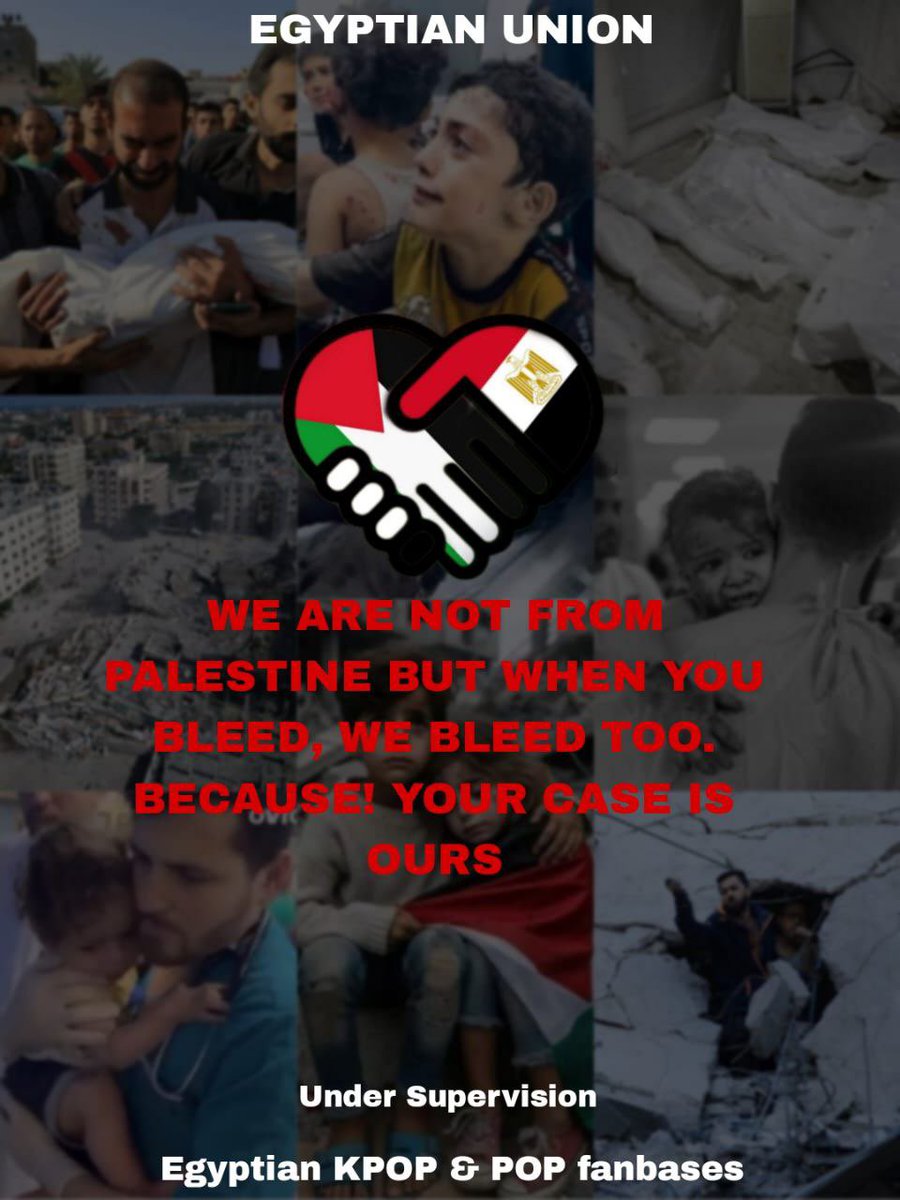 SopeEgypt's tweet photo. [🇪🇬🇵🇸]

اليوم، نجتمع معًا لنؤكد دعمنا للشعب الفلسطيني في نضاله العادل من أجل الحرية والاستقلال.

نحن معكم، وسنبقى معكم حتى تحقيق النصر بإذن الله.

Peace to Palestine that created for peace, but sadly never saw a peaceful Day.

#FreePalestine #PalestinianGenocide https://t.co/StAmOn0cZ6
