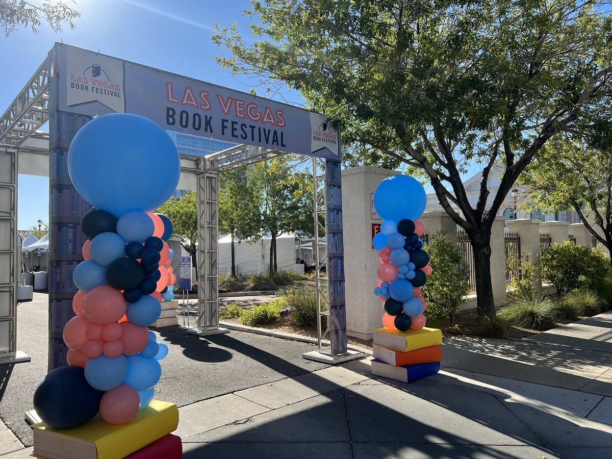 #DYK the largest literary event in Nevada takes place in #DTLV today!

Join us at @VegasBookFest until 6 p.m. and enjoy discussions, workshops, readings, demonstrations, vendors & more! 

Historic Fifth Street School
401 S. Fourth St.

Schedule & map:
lasvegasbookfestival.com/Portals/9/Down…