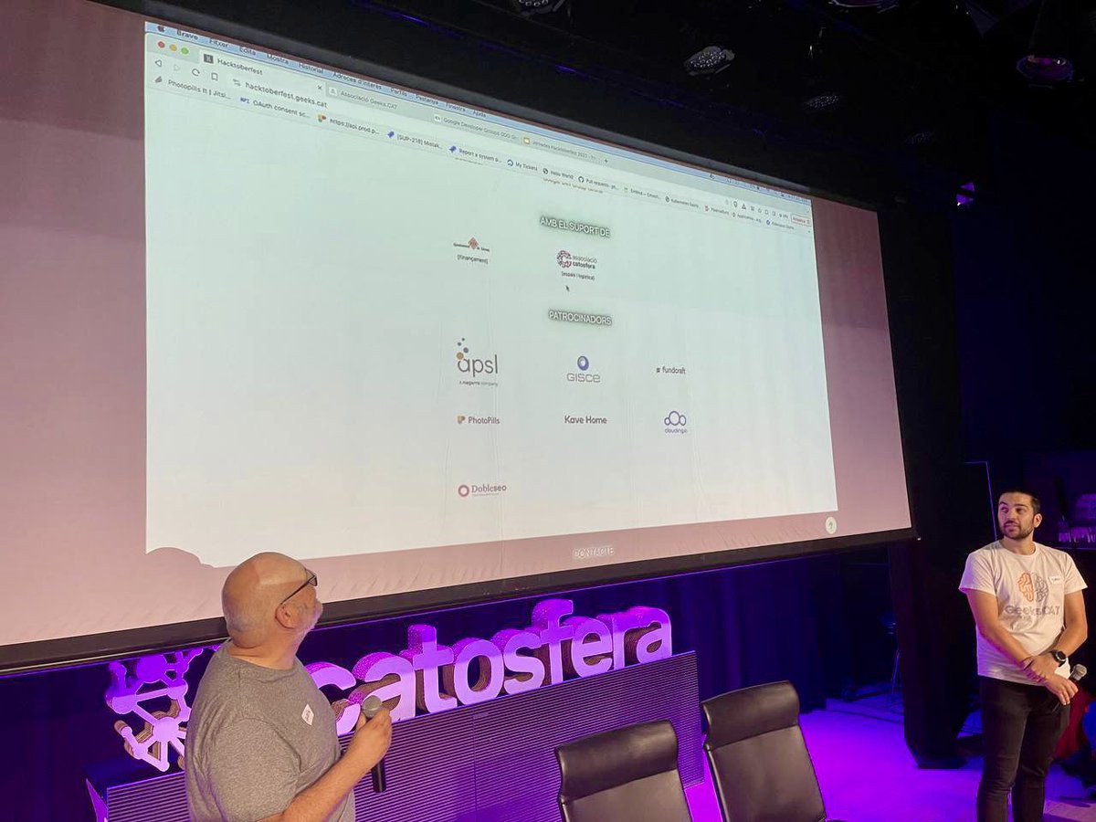 Geeks_CAT's tweet image. No podem tancar aquesta jornada top sense agraïr el suport dels patrocinadors @cloudingio @apsl_tech @dobleSEO @photopills @gisce @KaveHome #Fundcraft , la @catosfera , els socis i tots els assitents 🙏 esperem que hagiu gaudit tant com nosaltres! @GDGGirona #FestaOSGirona