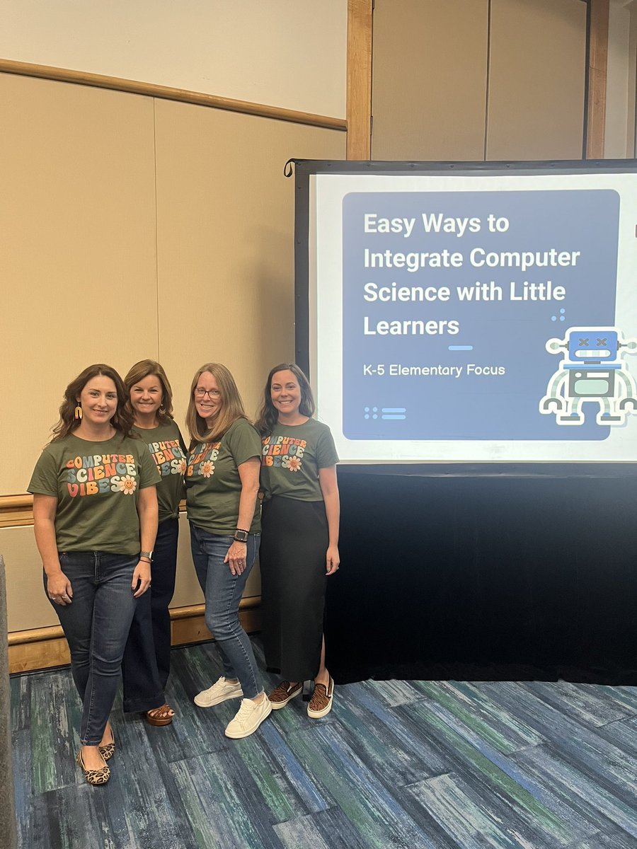 Jennifer Clements (@jennclementsvb) on Twitter photo So proud of Heather, Erin, Brianne, and Amy for their awesome presentation about computer science integration for littles at the #AASL23 conference! <a href="/AlantonLMS/">H e a t h e r T h o m a s</a> <a href="/enye001/">Erin Nye</a> <a href="/PMES_LMS/">Brianne Nelson</a> <a href="/icetchr/">Amy Rille</a> So proud of Heather, Erin, Brianne, and Amy for their awesome presentation about computer science integration for littles at the #AASL23 conference! <a href="/AlantonLMS/">H e a t h e r T h o m a s</a> <a href="/enye001/">Erin Nye</a> <a href="/PMES_LMS/">Brianne Nelson</a> <a href="/icetchr/">Amy Rille</a>