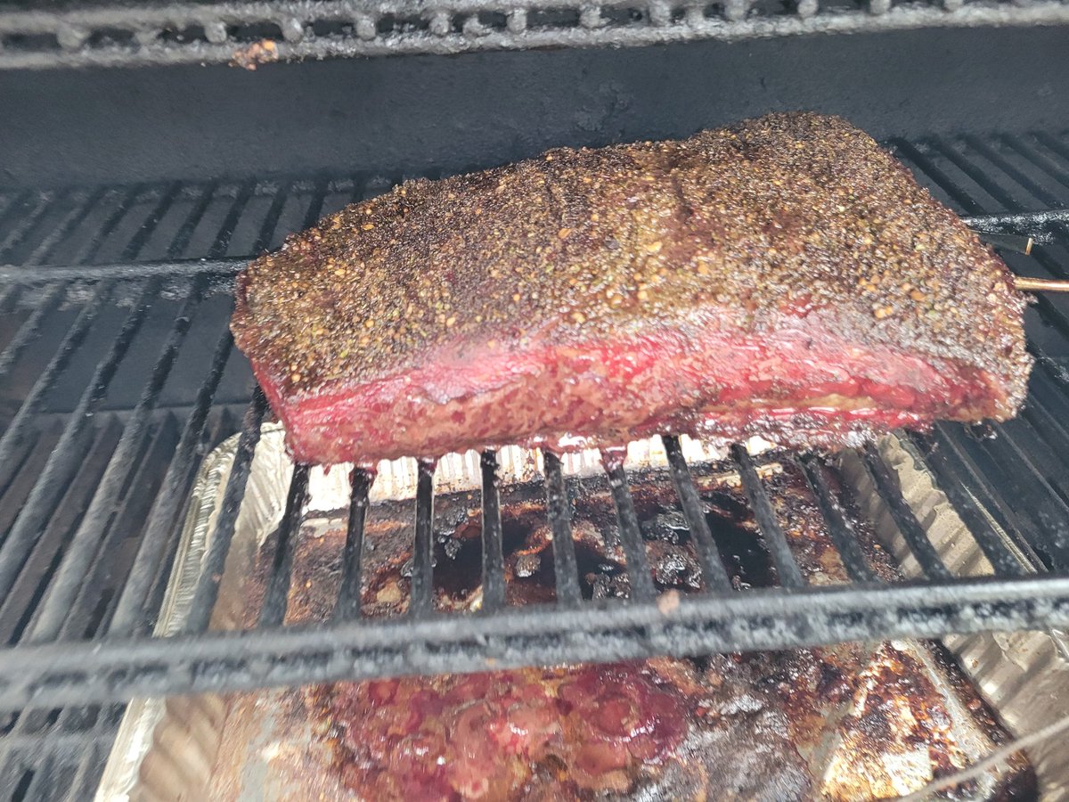 Smoking a brisket 😁