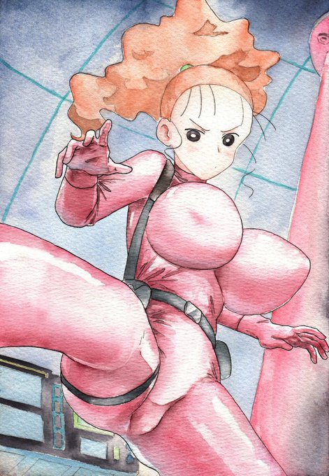 お色気さんのイラストです 