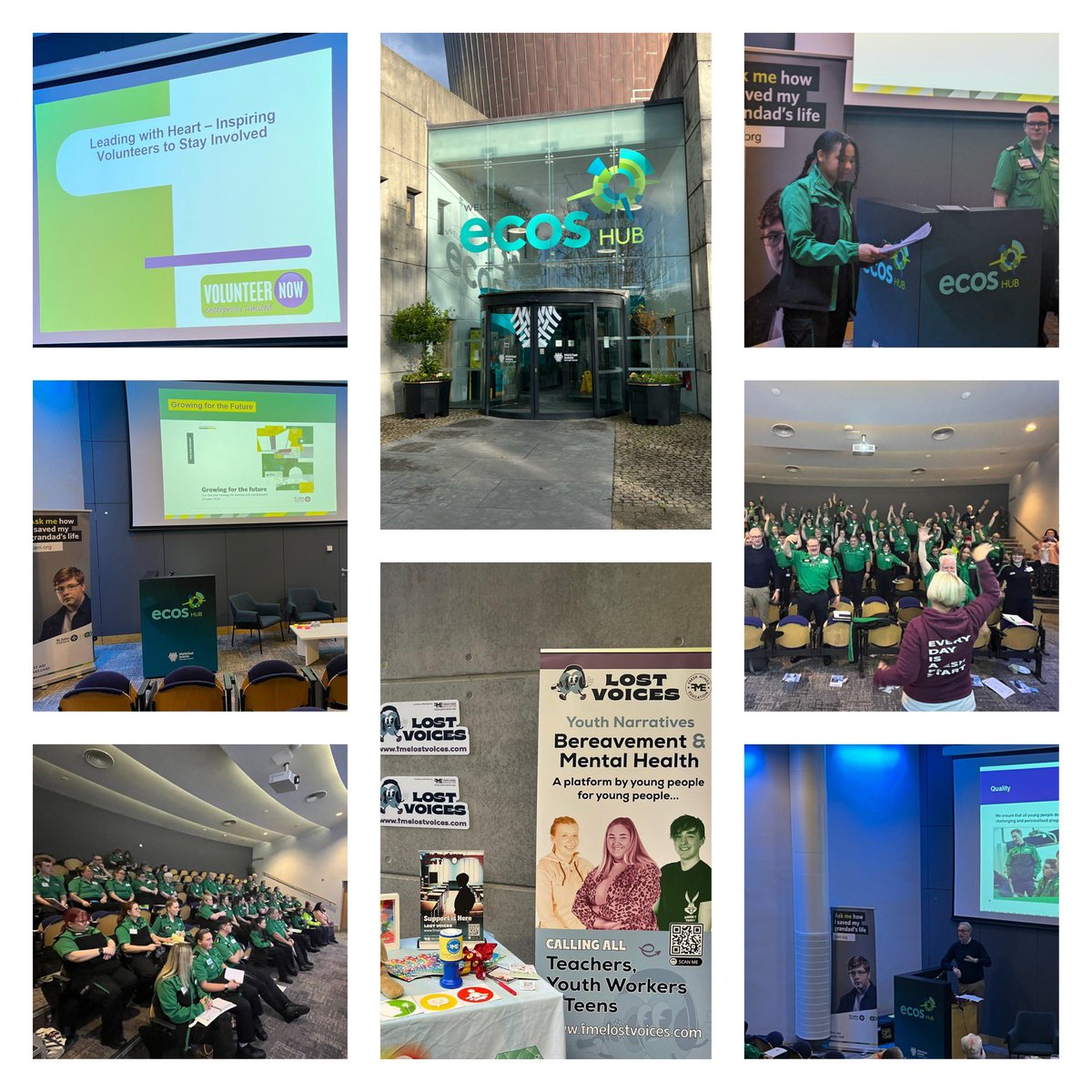 Andrew_Kerr90's tweet photo. Another energising @SJA_NI Focus on Youth conference complete. Thanks to our amazing speakers including our external speakers - Denise Hayward from @VolunteerNow1, Mark Beattie @DofE_NI , Fresh Minds Education and @andrewmpreece and @BeingHerself2 from St John England 💚 https://t.co/NeLMeSdvns