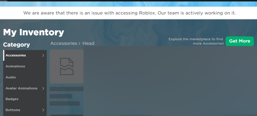 We are aware that there is an issue with accessing Roblox