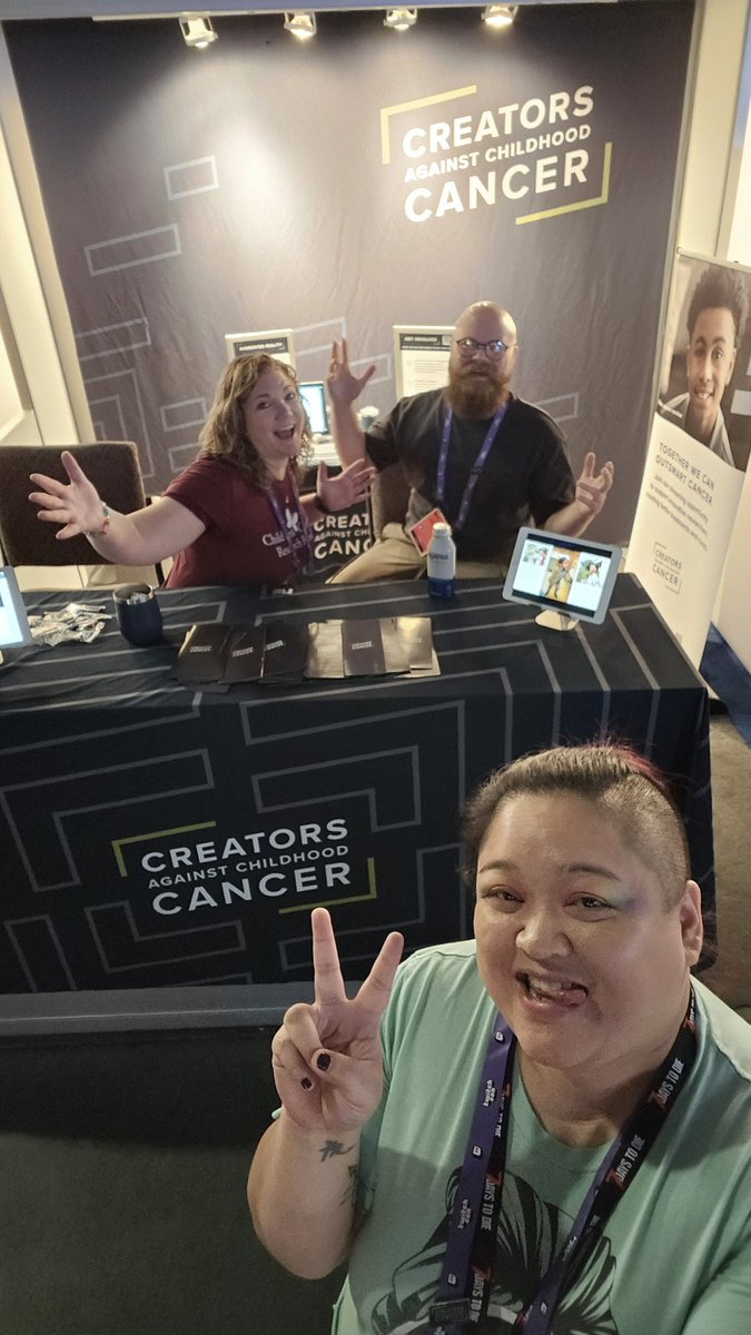 It's day 2 at #TwitchConLasVegas for us <a href="/CreatorsACC/">Creators Against Childhood Cancer</a> 
Come by Charity Zone - CH-61 and come by and say hi and learn more about us and <a href="/childrenscancer/">CCRF</a>