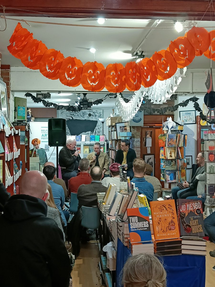 Belfast International Arts Festival (@belfastfestival) on Twitter photo Real pleasure to welcome <a href="/TomCrewe1/">Tom Crewe</a> and K Patrick to a packed @NOALIBISBOOKS this evening in conversation about their books with <a href="/ciansmyth/">cian smyth</a> #BIAF23
<a href="/john_self/">John Self is now on Bluesky</a> Real pleasure to welcome <a href="/TomCrewe1/">Tom Crewe</a> and K Patrick to a packed @NOALIBISBOOKS this evening in conversation about their books with <a href="/ciansmyth/">cian smyth</a> #BIAF23
<a href="/john_self/">John Self is now on Bluesky</a>