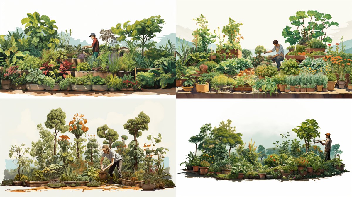 socworkpodcast's tweet photo. @pattylcsw @midjourney @TheGinaGi @njsmyth @igraywill Ok y'all, here are my #SocialWorkAiArt images for "honoring the dignity and worth of the person." Instead of people, I imagined plants. Each plant is amazing and needs something different. @igraywill @labramsucla @alicitadelfina #EcoSocialWork #SWTech https://t.co/yYlVC3sUZo
