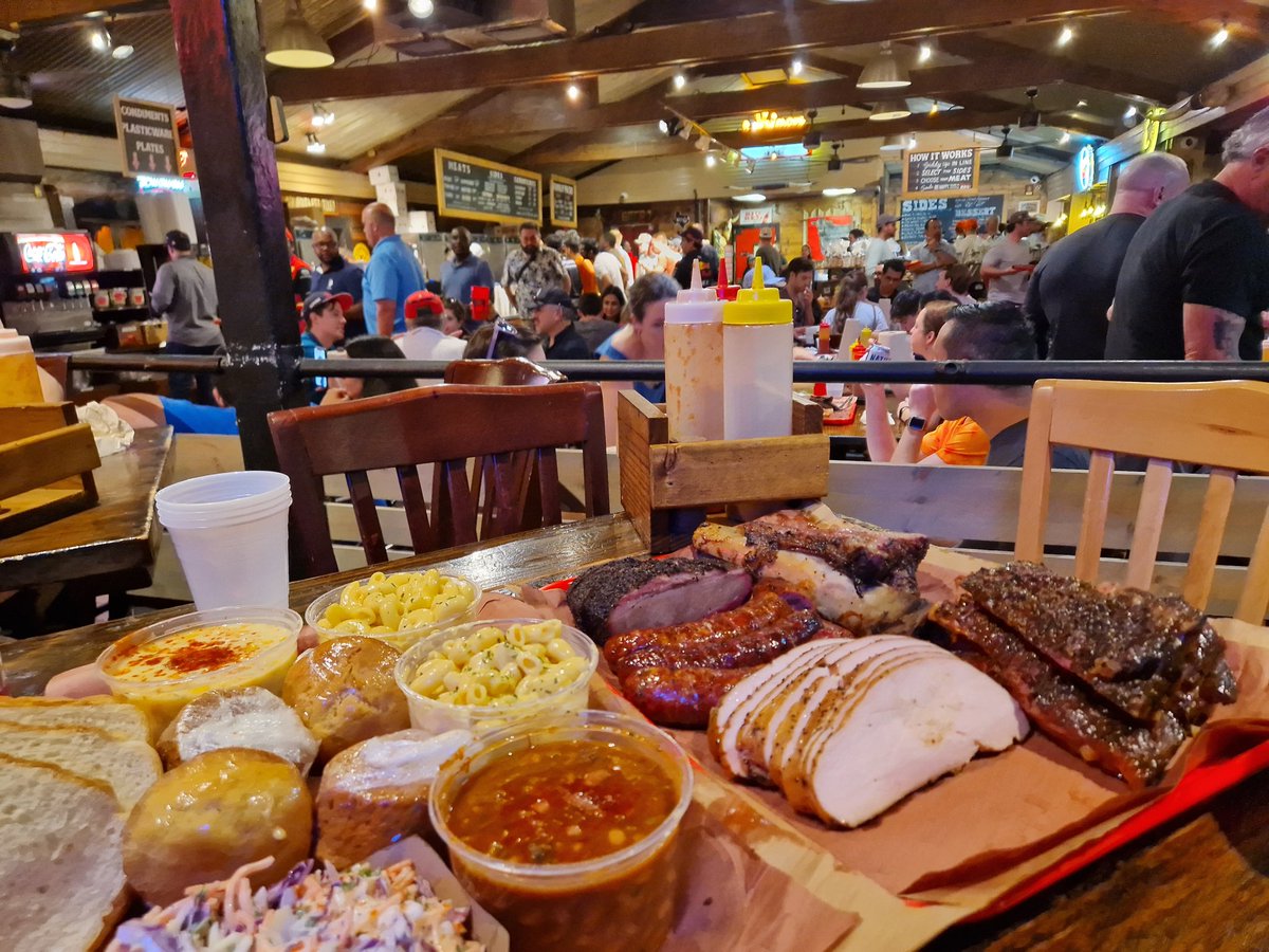 When in Austin.... Texas BBQ. Portion control. Terry Black's Barbecue