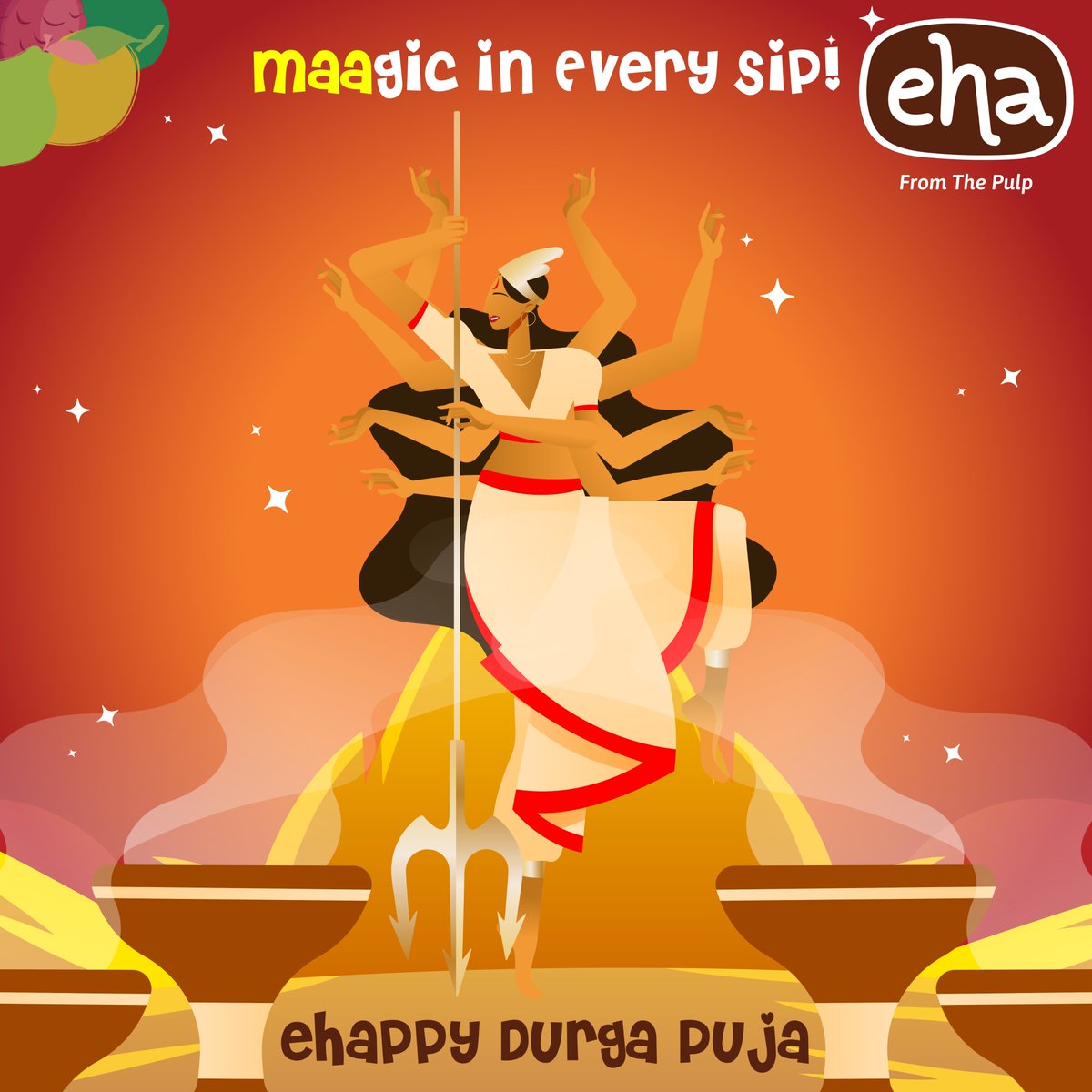 ehafromthepulp's tweet photo. #HappyDurgaPuja https://t.co/V5Q976PnYM