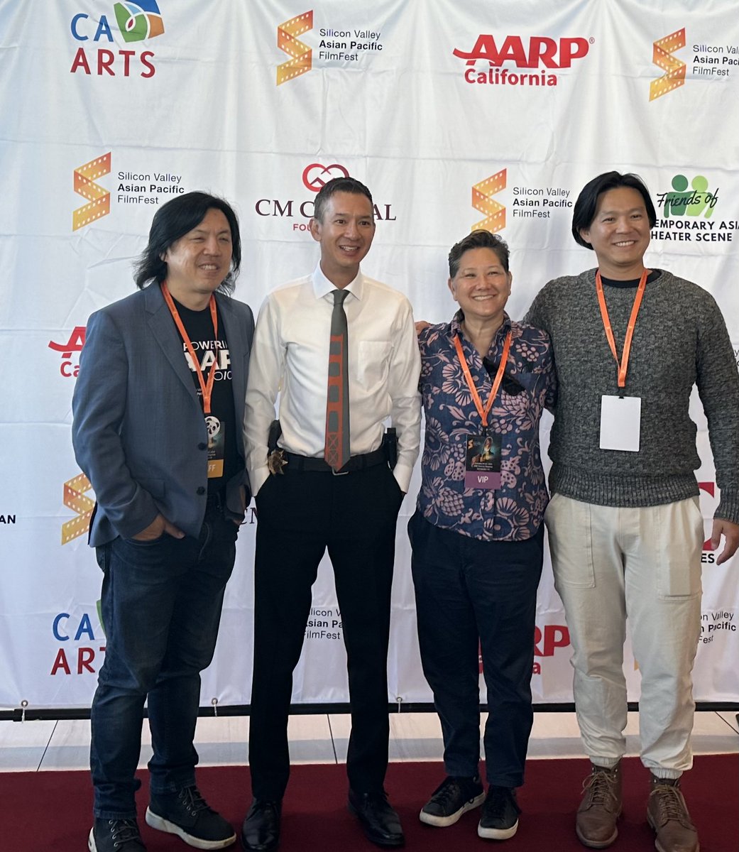 SJMETRO17's tweet photo. ⁦@SVAPFilmFest⁩ this morning in Sunnyvale. “Starring Jerry as Himself” is one of this mornings featured films on frauds and scams. So pleased to have one of our fav frau/scams expert speakers Jason Collom speak on the after screening panel. ⁦@AARPCA⁩ #AAPIStrong https://t.co/yfS9GemAl8
