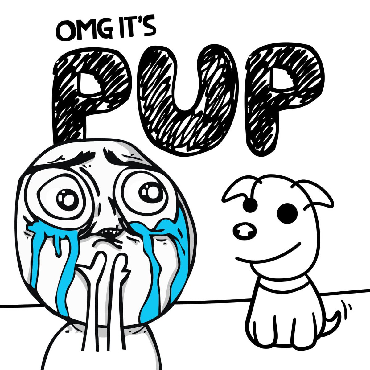 PUPCoinERC's tweet photo. If you don’t buy PUP you cry, simple… $PUP https://t.co/Pe2F3gjDvt