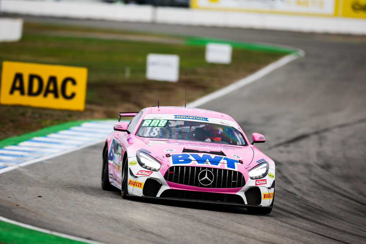 MMosport's tweet photo. This was a very entertaining penultimate #GT4 race 🥳 

#RodrigoAlmeida and #JosefKnopp came home on P9 in Junior Class, started from the end of the field!
#EmilGjerdrum &amp; #LachlanRobinson finished on P24

Su: 10:00 CEST Qualifying

🇩🇪 LIVE ➡️ https://t.co/dr34stQt02

#BWT #AMG https://t.co/Unbu9W9dFc