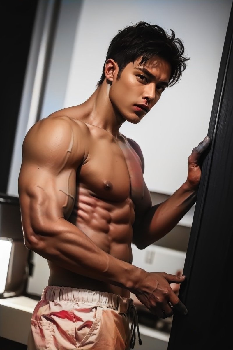 nokull1's tweet photo. AI Guy in Douyin
 #AI #muscleboys #art #asian https://t.co/3FaCd8WK3Y