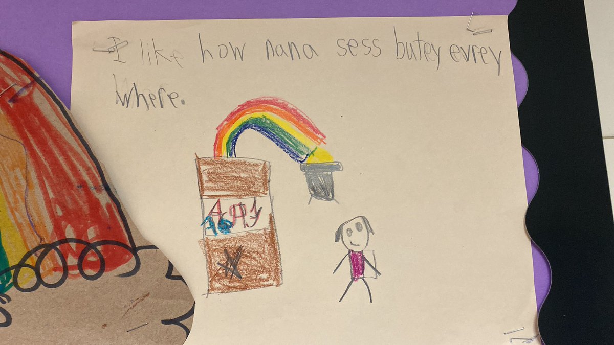 We read Last Stop on Market Street by Matt De La Peña and depicted our favorite part.  What a display! <a href="/SASD_Vernfield/">Vernfield Elementary</a>