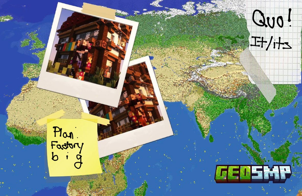 GeoSMP's tweet image. Introducing the first of our #GeoSMP owners… 🌎😱

Please give a warm welcome to @Quogrim!!!! ❤️🖤