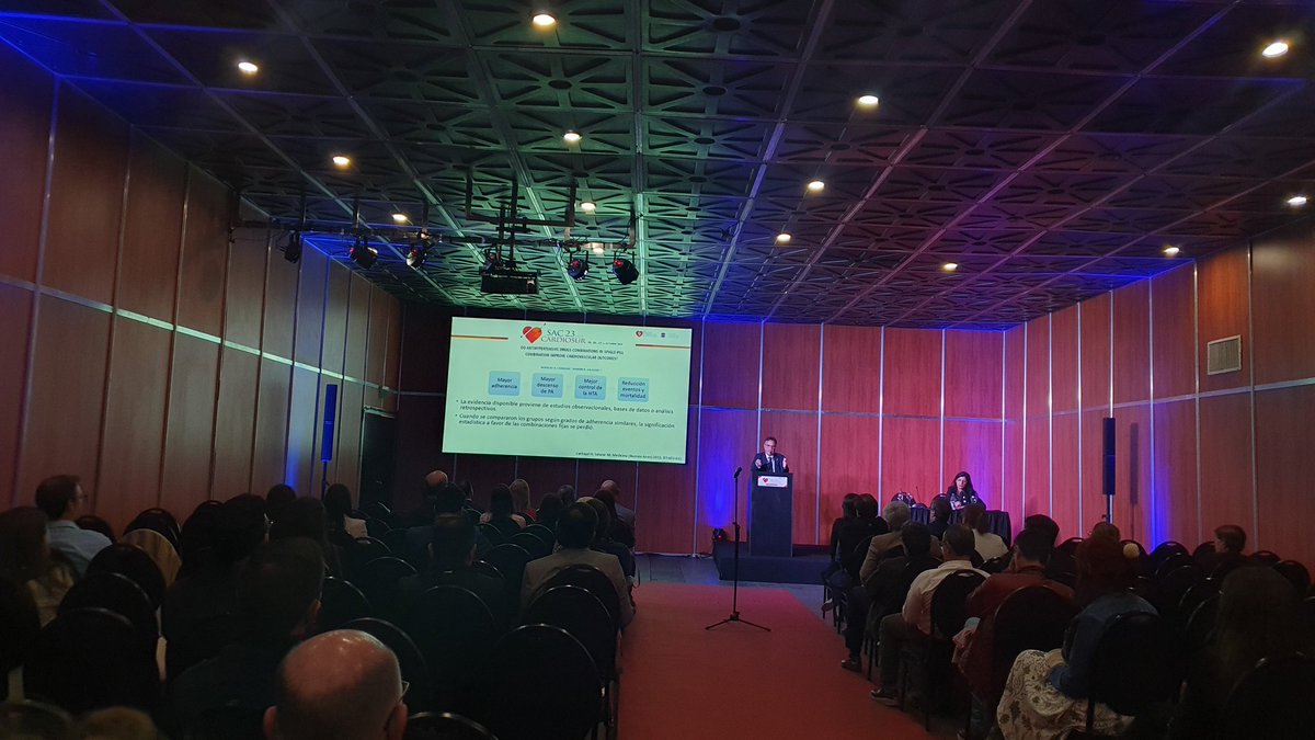 roelesgaray's tweet photo. HTA y adherencia Mesa conjunta SAC-SAHA #SAC2023 #CARDIOSUR https://t.co/9iX6BBfSIO