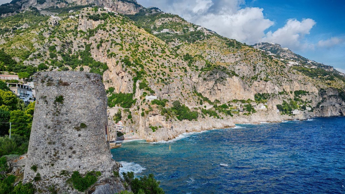 the guardian of the divine coast  #dronephotography  #amalficoast
