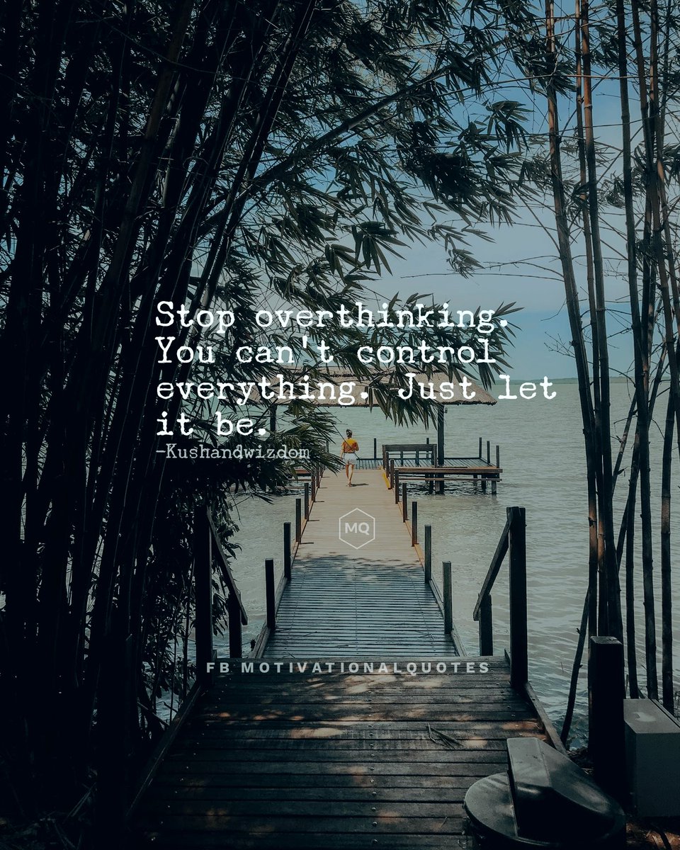 motivational's tweet image. Let it be