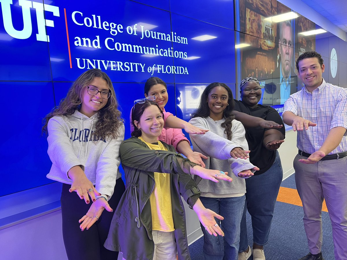 UFJSchool's tweet image. .@UF students participated in @NBCUAcademy’s “Next Level Summit” virtually today. They had the opportunity to connect with top leaders, journalists and innovators and learn how to connect with an audience, up their content creation game and take their careers to the next level.