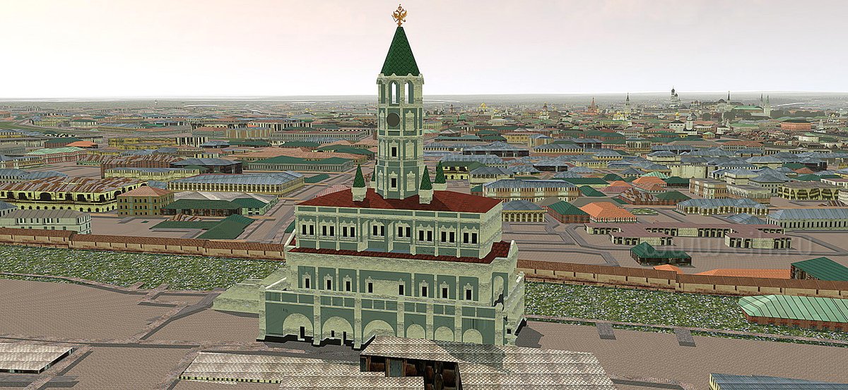 NewsArch's tweet photo. 3d models of cities - historical reconstructions, Sukharev Tower, 1695 https://t.co/FtVGD3jkQ7 3d модели городов — исторические реконструкции #architecture #3dcity #historical #reconstruction #Sukharev #dzen ▄▀ via @cihru https://t.co/oHRrMnYHUR