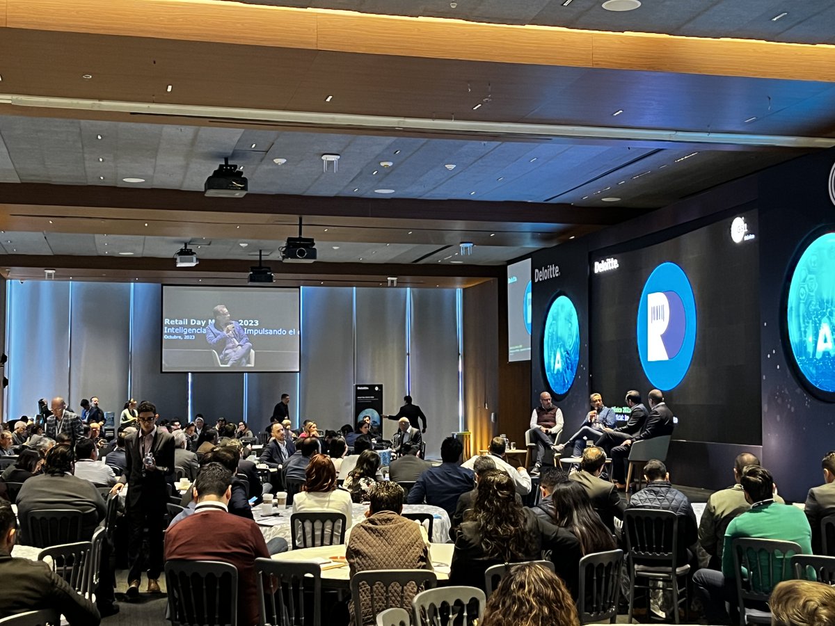 🟢Inteligencia Artificial: ¿hasta dónde podemos llegar?, Horacio Peña, Socio Consultoría Deloitte, dio pauta a los participantes de este panel para intercambiar puntos de vista entorno al futuro de la IA y sus herramientas en la industria del retail.🗣️